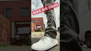 Nike air ships on foot in downtown Chattanooga