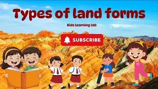 LANDFORMS | Types of landforms | Landforms of the Earth | Video for kids | Landforms vocabulary 