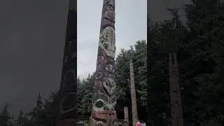Fascinating  totem poles in Sitka, Alaska #totempole #sitka #alaska #totems #shorts