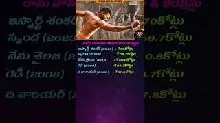 Ram Pothineni టాప్ కలెక్షన్స్ 🔥Records #Shorts #Tollywood #RamPothineni #iSmartShankar #DoubleiSmart