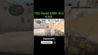 CS2, Faceit 3200 ELO, 4 Kill! #shorts #cs2 #keşfet #cs2clips #cs2highlights #cs2video #faceit #csgo