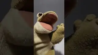 Froggy The Frog Puppet after the Easter day special