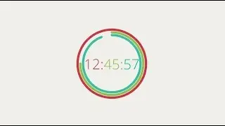 Radial Time | CSS & JS | ~Code Magic