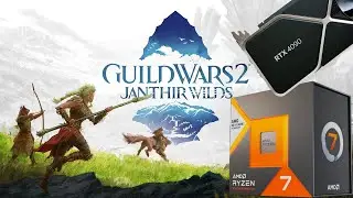 Guild Wars 2 DX11 vs DXVK on RTX 4090/7800X3D Benchmark