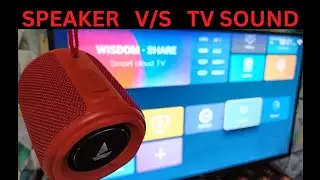 Sound comparison wisdom share smart tv and boat stone 350