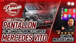 PANTALL&Oacute;N CON CARPLAY Y ANDROID AUTO PARA MERCEDES VITO (W447). CLASE V