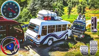 Danger Hill Road Bus Driving | Realistic Bus Simulator - Android Gameplay
