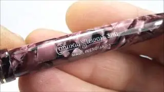 Conway Stewart 388 in a Mauve Marble Color.
