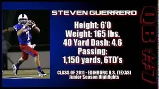 Edinburg Bobcats QB#7: Steven Guerrero - 2009 Highlight Video