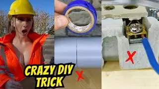 Not Everyone Knows These Tool Hacks | DIY PVC Pipe Connection Trick