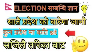 Election system nepal l Election Status l Electiin knowledge l Nepal ma kun party ko kati jana Neta