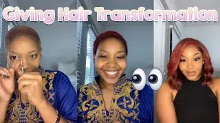 Bob Installation💗 Let's Try Red Bob Wig!😙Most affordable Giving Hair  | Ft. Jessie's​​ Selection