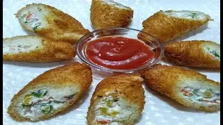 Dahi ke Sholey | Bread curd fire roll | Tea time snack