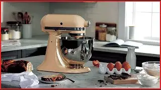 KitchenAid KSM150PSAC Artisan Series 5 Qt Stand Mixer with Pouring Shield Reveal in 2024