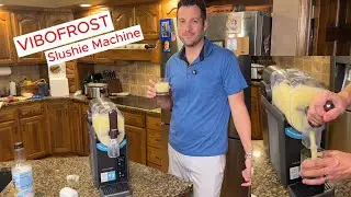 VIBOFROST 9-in-1 Slushie Machine with EvenChill 88oz #SlushieMachine#FrozenDrinks#PartyAppliance