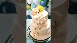 2 Step Anniversary Cake Design #shorts #youtubeshorts #video