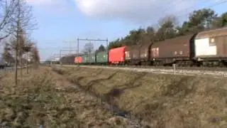 Class189 Electric Locomotive Railion/DB Schenker Rail with Mixed Freight Train