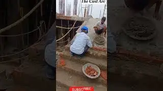 Amazing Bricks work on Staircase|| Level Tranfer #viral #construction #civilengineering