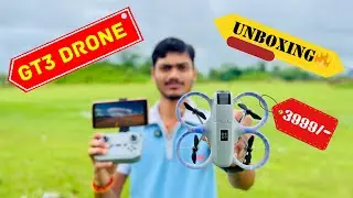 GT3 Drone Unboxing & First Look Under ₹4000! Flight Test | Budget Drone में क्या-क्या मिलेगा?