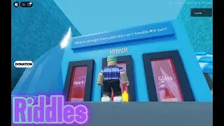 I tried playing Riddle games in Roblox