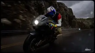 Vyrus 986 M2 2017 | RIDE 5 | Rain at dawn | Nevada Track | Stock Bike