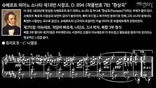 슈베르트 피아노 소나타 제18번 사장조, D  894 Op  78 &ldquo;환상곡&rdquo; 제3악장 미뉴에트  적당히 빠르게/ 악보를 통한 악곡 분석