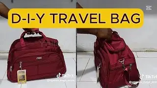 Step-by-step travel bag Tutorial | pattern drafting | DIY | Luggage bag tutorial | Part 1