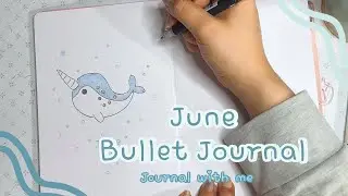 June Bullet Journal Setup | Plan with me 💖