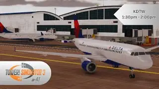 Tower! Simulator 3 | KDTW | Detroit Metro International Airport | 1:30pm - 2:00pm | EP #41