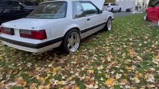 1989 Fox body Mustang with a ￼ Vortech supercharger ￼walk around 