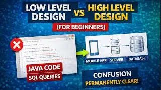Low Level Design vs High Level Design | HLD vs LLD | System Design for Beginners