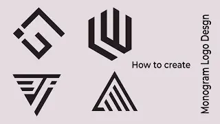 Monogram Logo Design Bangla