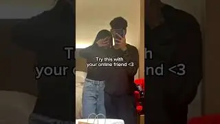 Try this with your online friend ✨#trending #collabwith #faraway #friends