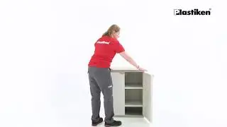 PLASTIKEN Medio armario Titanium