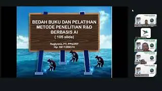 Bedah Buku dan Pelatihan Metode Penelitian R and D Berbasis AI oleh Prof .Dr.  Sugiyono.