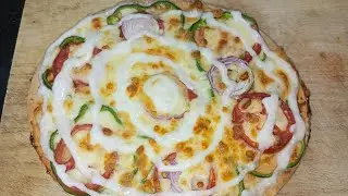 Mayonnaise Pizza Recipe || Pizza recipe in air fryer || Homemade cheese Pizza Making #pizza