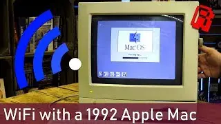 Retro Tech Nibble: Wifi on a 1992 Apple Mac Computer