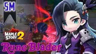MapleStory 2 - Rune Blader Gameplay!