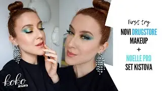 First try noviteti iz DROGERIJE & Noelle PRO set makeup look ~ Koko