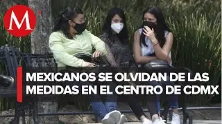 Calles de la CdMx lucieron abarrotadas de personas pese a pandemia de covid-19