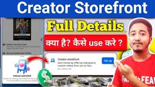 Creator Storefront Facebook | Facebook Creator Storefront | Facebook Monetization New Tools