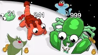 Eat To Evolve in Roblox game how To Grow OGGY and Jack A Big Dragon gameplay