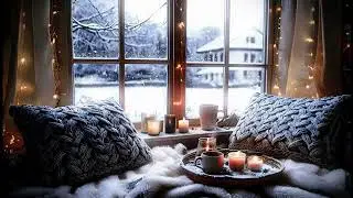 Cozy Winter Tea by the Window ❄️☕ Sleep • Focus • Relax | 30 Minutes