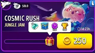 cosmic rush jungle jam blow em up solo challenge | match masters | jungle jam solo 