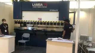 CNC Press brake displayed at ACMEE 2021,Chennai