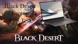 Black Desert Laptop Lunar Lake FPS Test (Blood Wolf Settlement)
