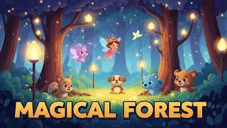 Magical Forest ✨🌲 | Enchanted Adventure for Kids | Happy Tales & Tunes