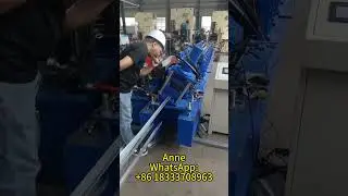 steel Angle iron sheet L steel profile roll forming machine #rollformingmachinemanufacturer