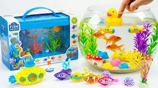Satisfying Unboxing Robo Alive Junior Fish Tank Aquarium Playset ASMR 아쿠아리움 장난감 언박싱  Review Toy