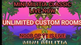 mini militia classic live // road to 1.5k // pro lobby// bhai support karo naa😭😭